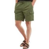 Farah Vintage Mens Broadley Shorts Military Green