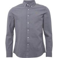 farah vintage mens selborne casual fit long sleeve shirt gravel