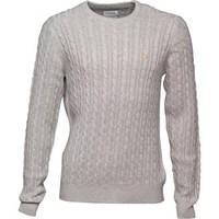 Farah Vintage Mens Lewes Sweater Light Grey Melange