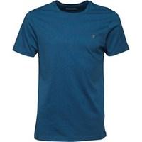 Farah Vintage Mens Denny Slim Fit Marl T-Shirt Poseidon Marl