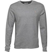 Farah Vintage Mens Stones Milano Long Sleeve T-Shirt Gravel Marl