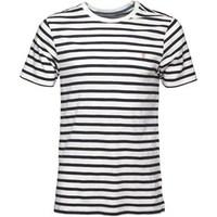 Farah Vintage Mens Lennox Stripe T-Shirt True Navy Marl