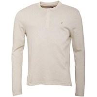 farah vintage mens weddell linen t shirt chalk marl