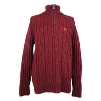 Fat Face - Size: L - Red - Cardigan