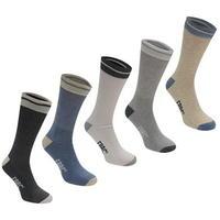 Fabric Sport Marl Socks 5 Pack Mens