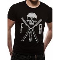 Fall Out Boy - Razors Unisex X-Large T-Shirt - Black