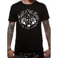 Fall Out Boy - Skeletons Men\'s XX-Large T-shirt - Black