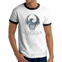 fantastic beasts macusa logo unisex x large t shirt white