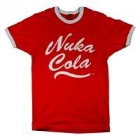 FALLOUT Men\'s Nuka Cola Logo T-Shirt, Medium, Red