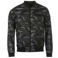 Fabric Lightweight Camo Bomber Jacket Mens