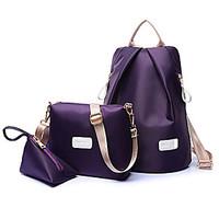 Fashion Women\'s Backpack Handbag Purse Waterproof Three-piece Suit Casual Handbag Shoulder Bag Woman Travel Bag