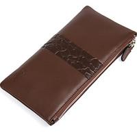 Fashion Genuine leather Wallets Men Clutch Bags Mini Cowhide Coin Pocket Men Purse Casual Phone Case D1015