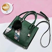 Fashion tote bag contracted female bag hand the bill of lading shoulder inclined shoulder bag (physical no hanging in the lock)