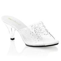 Fabulicious Shoes Belle-301RS Crystal Encrusted Slip-On Mules