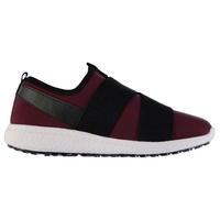 Fabric Zoop Slip On Trainers