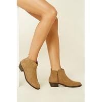 Faux Suede Ankle Booties