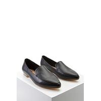 Faux Leather Loafers