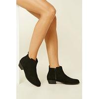 Faux Suede Ankle Booties