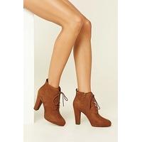 Faux Suede Ankle Booties