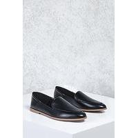 Faux Leather Loafers