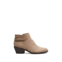 Faux Suede Ankle Boots