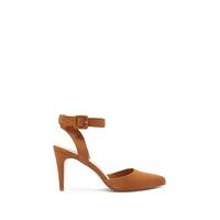 Faux Suede Ankle Strap Sandals