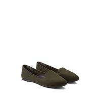 Faux Suede Loafers