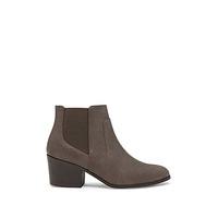 faux leather chelsea boots