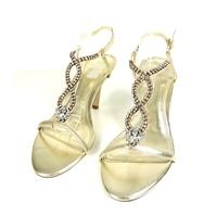 faith size 5 gold sandals