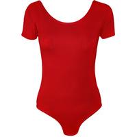 Faith Short Sleeve Bodysuit - Red