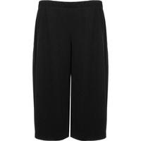 Faye Crepe Plain Culottes - Black