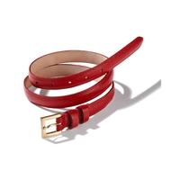 Fancy Leather Belt (Red Texture / L)