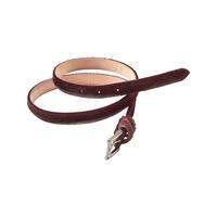 Fancy Leather Belt (Wine Pony Hair / XL)