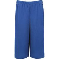 Faye Crepe Plain Culottes - Royal Blue