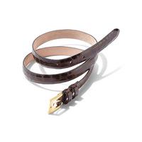 Fancy Leather Belt (Chocolate Moc Croc / L)