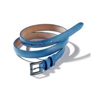 Fancy Leather Belt (Blue Texture / S)