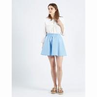 falda cecilia polka dot skater skirt