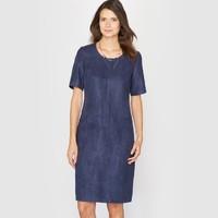 Faux Suede Dress