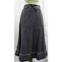 fat face size small grey linen skirt