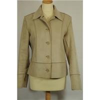 faux sheepskin jacket by next size 10 beige casual jacket coat