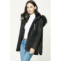 Faux Fur Hooded Parka