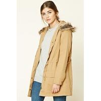 Faux Fur-Trimmed Parka