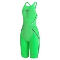 Fastskin LZR Racer X Openback Kneeskin - Green and Purple