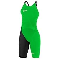 Fastskin LZR Racer Elite 2 Openback Kneeskin - Green and Black