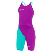 fastskin lzr racer elite 2 openback kneeskin purple and blue