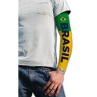 Fanink Fifa Official Fifa World Cup 2014 Tattoo Sleeve (brazil Flag)