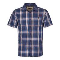 Farley Check Short Sleeve Shirt Imperial Blue