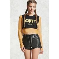 Faux Leather Shorts