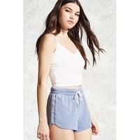 faded dolphin hem shorts