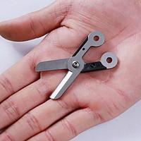 Fashion Stainless Steel/Rubber Scissors With Key Ring Multitools Camping/Outdoor